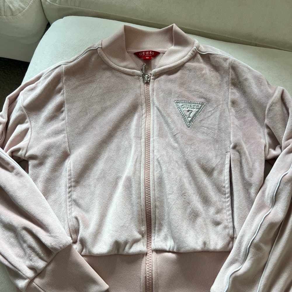 GUESS gils Pink bomber Jacket
